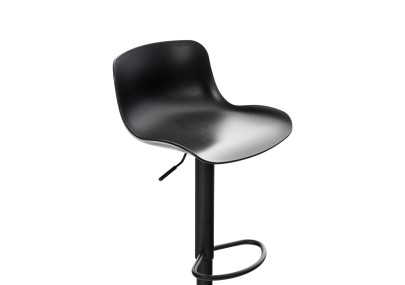 Lot de 2 tabourets de bar Almada, noirs