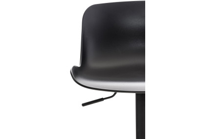 Lot de 2 tabourets de bar Almada, noirs