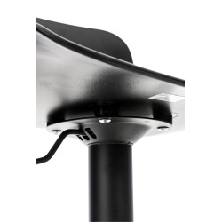 Lot de 2 tabourets de bar Almada, noirs