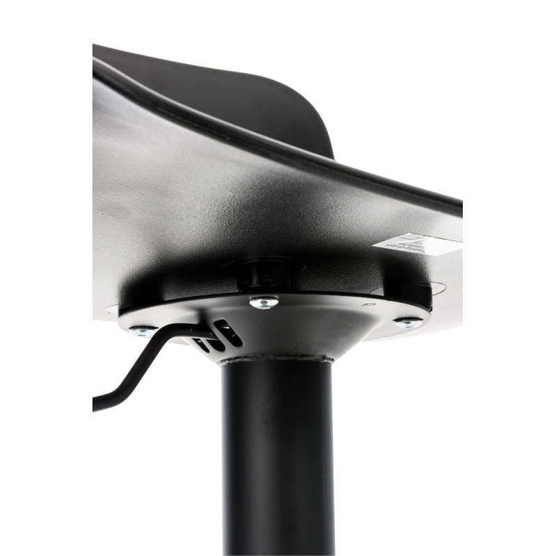 Lot de 2 tabourets de bar Almada, noirs