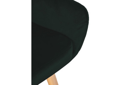 Ensemble de 2 tabourets de bar Grant en velours vert