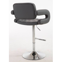 Ensemble de 2 tabourets de bar Dublin C gris