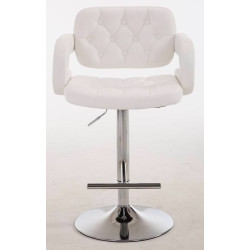 Set di 2 sgabelli da bar bianchi Dublin C