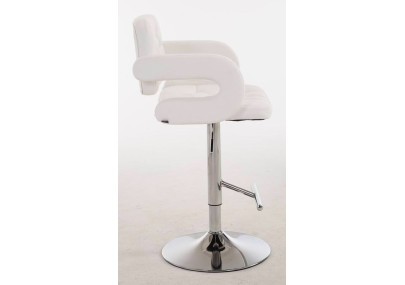 Set di 2 sgabelli da bar bianchi Dublin C