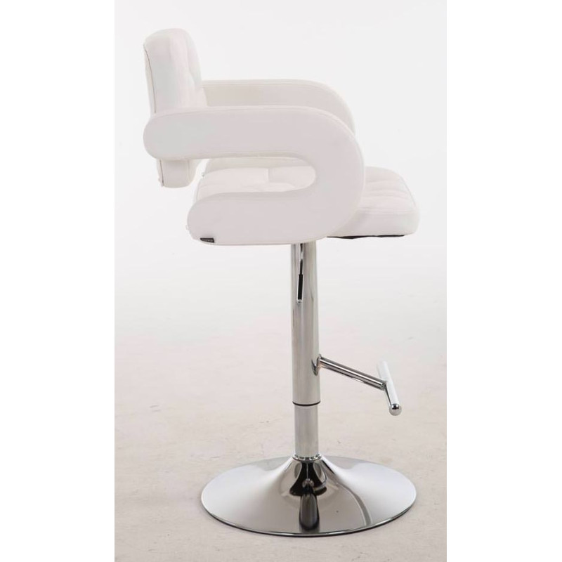 Set di 2 sgabelli da bar bianchi Dublin C