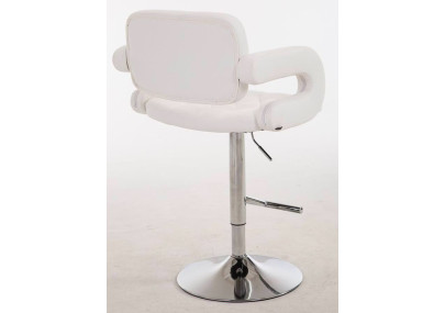 Set di 2 sgabelli da bar bianchi Dublin C