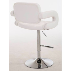 Juego de 2 taburetes de bar blancos Dublin C