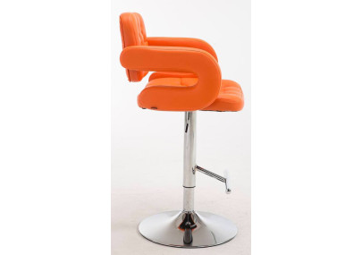 Lot de 2 tabourets de bar Dublin C, orange