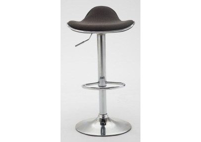 Ensemble de 2 tabourets de bar Shanghai en tissu gris foncé