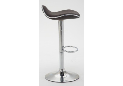 Ensemble de 2 tabourets de bar Shanghai en tissu gris foncé