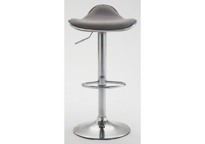 Ensemble de 2 tabourets de bar Shanghai en tissu gris clair