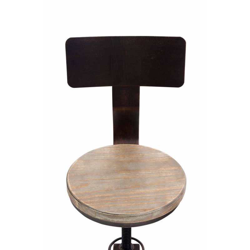 Conjunto de 2 banquetas de bar Elko bronze