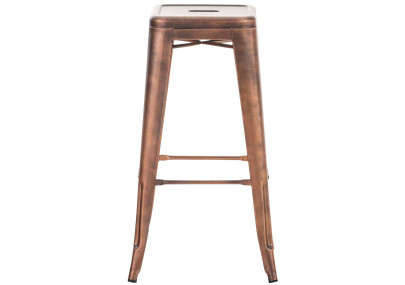 Ensemble de 2 tabourets de bar Joshua V2 cuivre