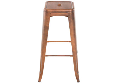 Ensemble de 2 tabourets de bar Joshua V2 cuivre