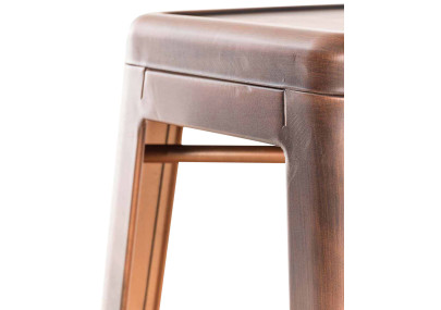 Ensemble de 2 tabourets de bar Joshua V2 cuivre