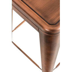 Conjunto de 2 banquetas Joshua V2 em cobre