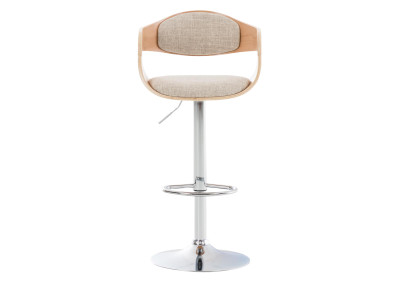 Conjunto de 2 banquetas Kingston C, tecido natural/creme