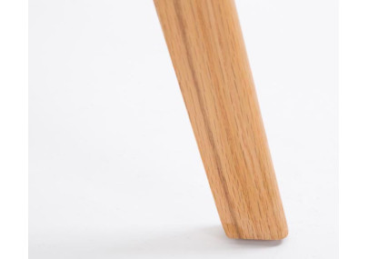 Set di 2 sgabelli da bar Metz in plastica arancione naturale