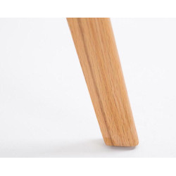 Set di 2 sgabelli da bar Metz in plastica grigio naturale