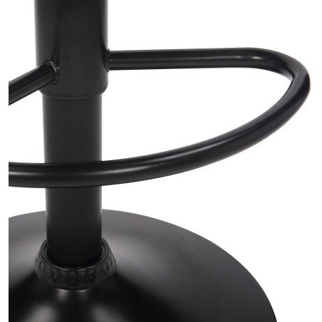 Tabouret de bar en velours Feni bleu