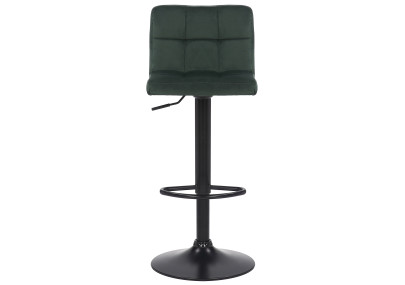 Tabouret de bar Feni en velours vert