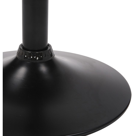 Tabouret de bar en velours Feni noir