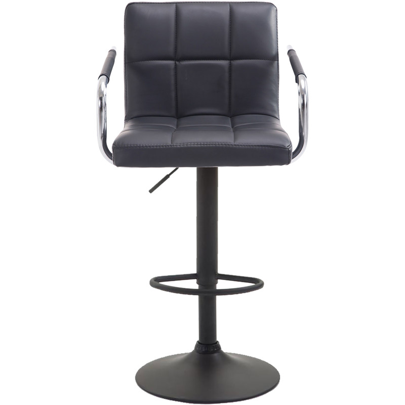 Lot de 2 tabourets de bar Lucy V2, noirs noir