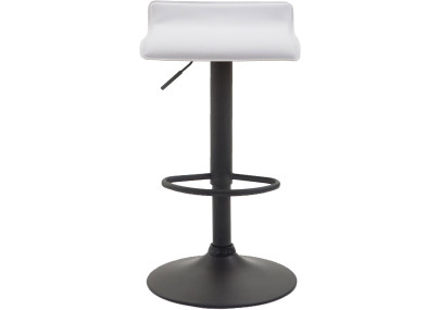 Set di 2 sgabelli da bar Dyn V2 in similpelle nero bianco