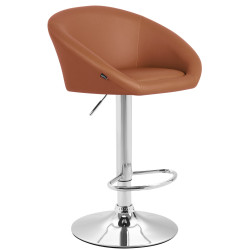 Tabouret de bar Miami V2 C brun clair
