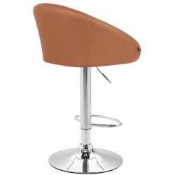 Tabouret de bar Miami V2 C brun clair
