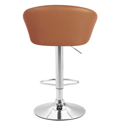 Tabouret de bar Miami V2 C brun clair
