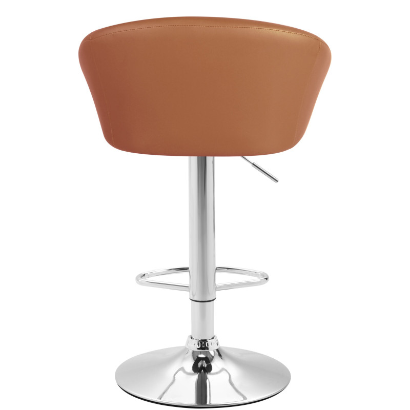 Tabouret de bar Miami V2 C brun clair
