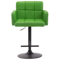 Taburete de bar Los Ángeles, negro/verde