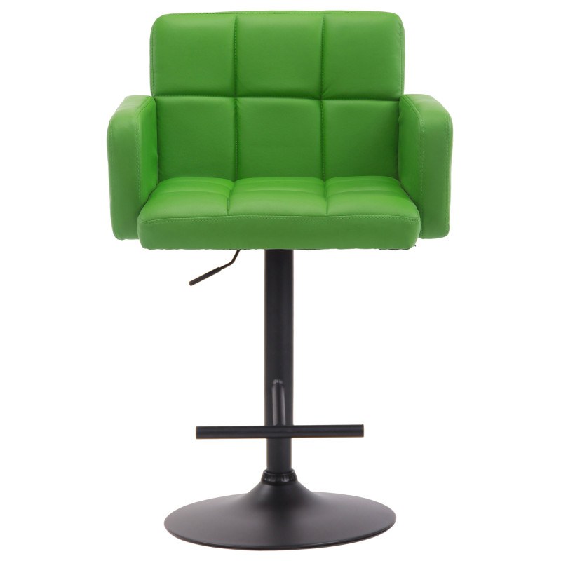Tabouret de bar Los Angeles, noir vert