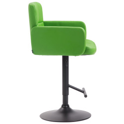Tabouret de bar Los Angeles, noir vert