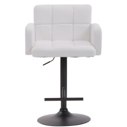 Tabouret de bar Los Angeles, noir blanc