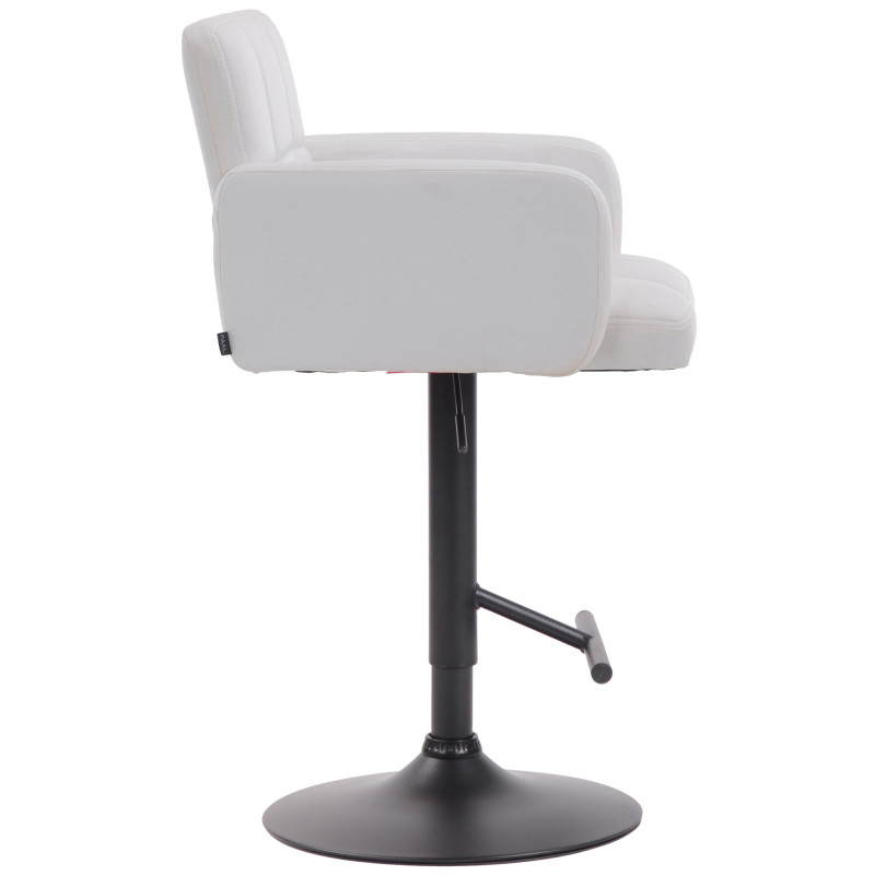 Tabouret de bar Los Angeles, noir blanc