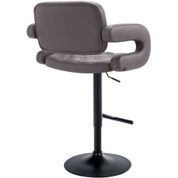 Tabouret de bar Dublin, noir brun