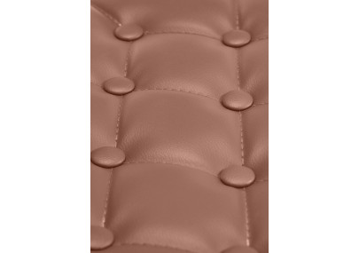 Sgabello da bar Dublin, nero cognac