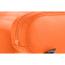 Tabouret de bar Dublin, noir orange