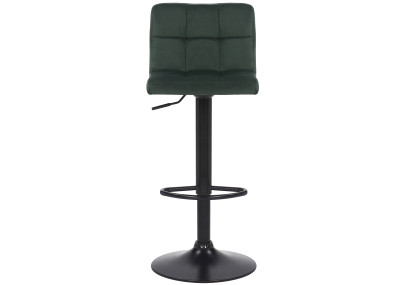 Set di 2 sgabelli da bar in velluto Feni, verde