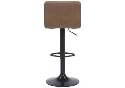 Conjunto de 2 banquetas de bar Feni em veludo marrom