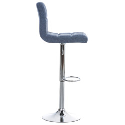 Set di 2 sgabelli da bar Peru, tessuto C, blu