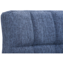 Ensemble de 2 tabourets de bar Peru, tissu C bleu