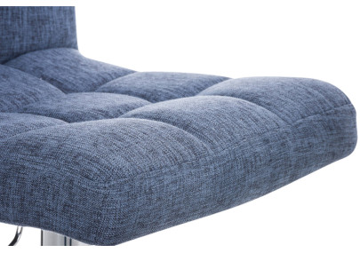 Conjunto de 2 banquetas de bar Peru, tecido C, azul