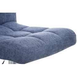 Conjunto de 2 banquetas de bar Peru, tecido C, azul