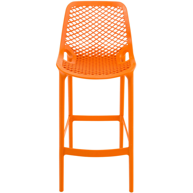Ensemble de 2 tabourets de bar Air orange