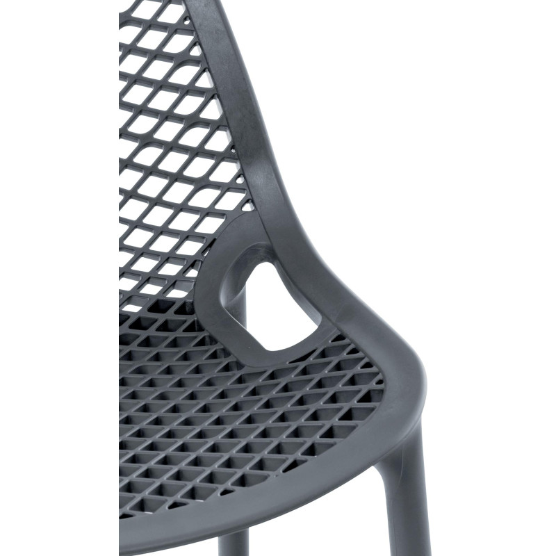 Ensemble de 2 tabourets de bar Air gris foncé