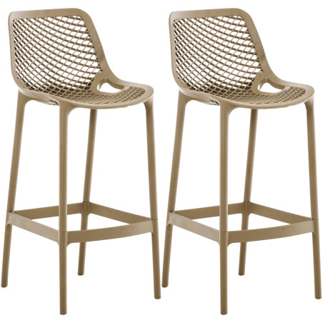 Juego de 2 taburetes de bar Air Mud
