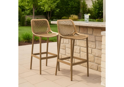 Ensemble de 2 tabourets de bar Air Mud